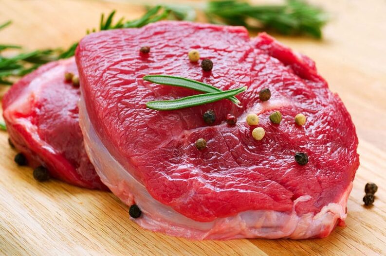 Carne per aumentare la potenza