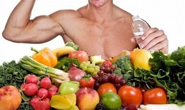 Frutta e verdura per la potenza maschile